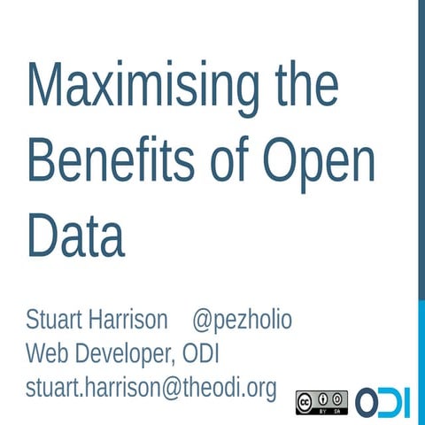 Data Driven Public Services - Stuart Harrison