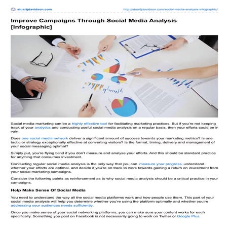 Improve Campaigns Through Social Media Analysis [Infographic]