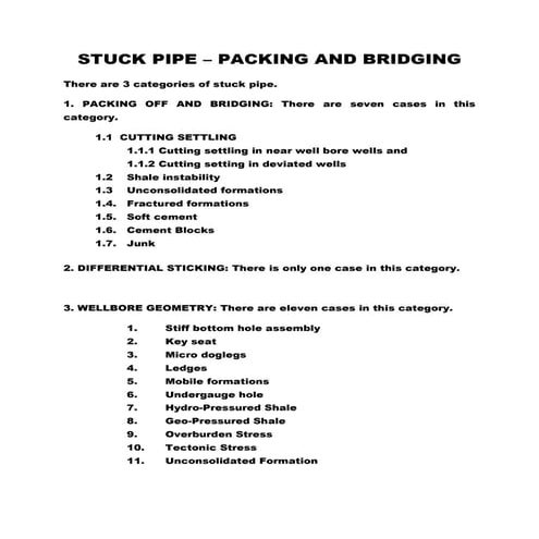 Stuck up– packing and bridging   dd