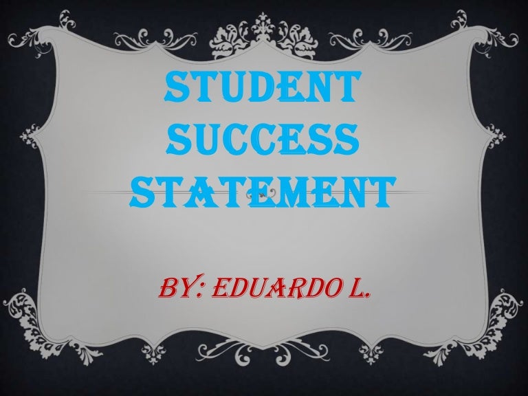 student-success-statement