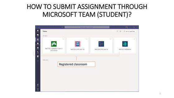 Lecturer How to create class & assignment - turnitin | PPT