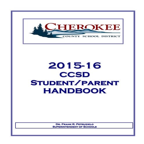 Student_Parent Handbook | PDF