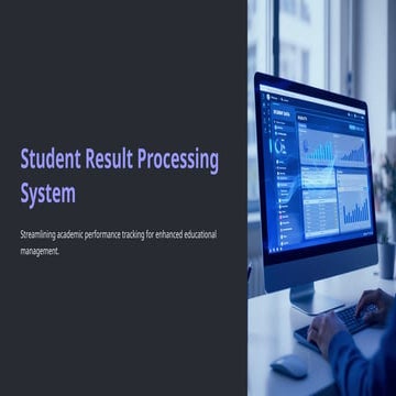 Result processing system (Project) | PPTX