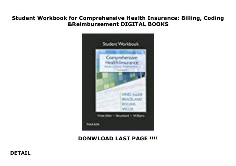 Student Workbook for Comprehensive Health Insurance