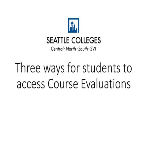 Student access to course evaluations
