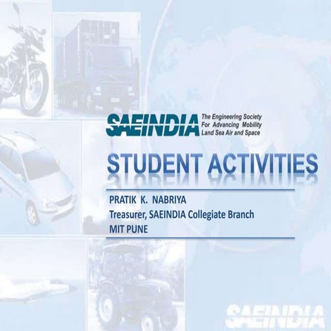 SAEINDIA | Student Activities