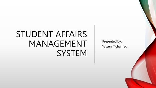 STUDENT AFFAIRS MANAGEMENT SYSTEM.pptx