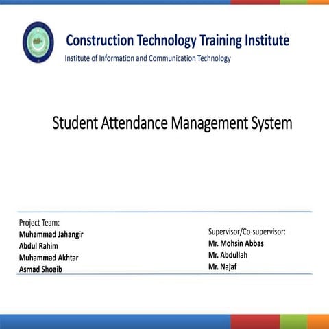 Student attendance management system (Abdul Rahim)