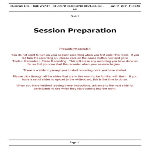 Student blogging challenge