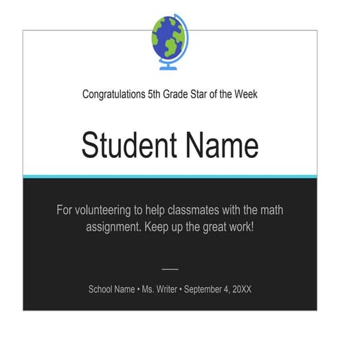 Student certificate | PDF