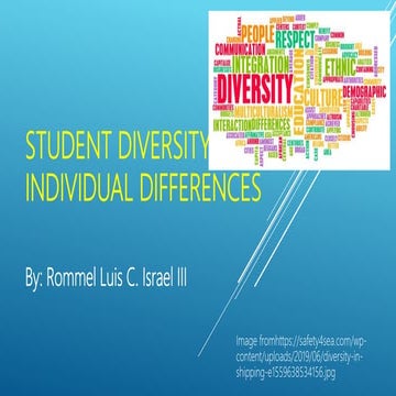 Student Diversity - Individual Differences