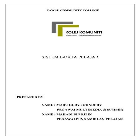 A sample of ADDIE model Documentation of System Development in Education