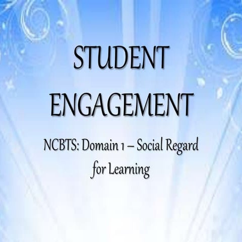 Student engagement in the teaching profession