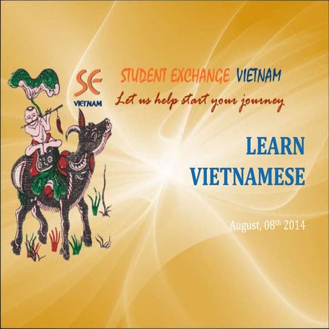 [Student  exchange vietnam] Vietnamese language training