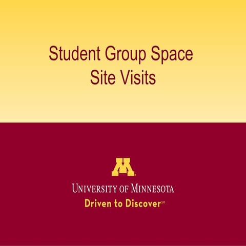 Student group site visit review