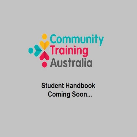 Student handbookcomingsoon