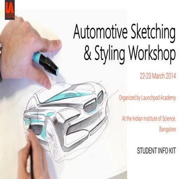 Automotive Sketching and Styling Workshop from Launchpad Academy