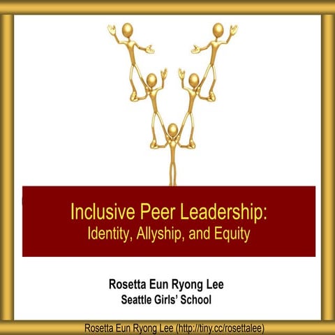 Inclusive Peer Leadership: Identity, Allyship, and Equity