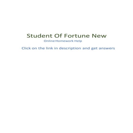 ACC 317/ ACC317 WEEK 8 HOMEWORK CHAPTER 25,26 SOLUTIONS (STRAYER 2015 ...