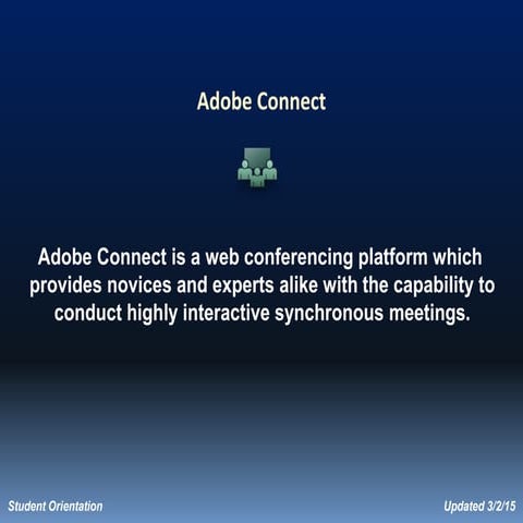 Student Orientation 2015-03-02