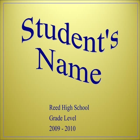 Enrichment Portfolios Template