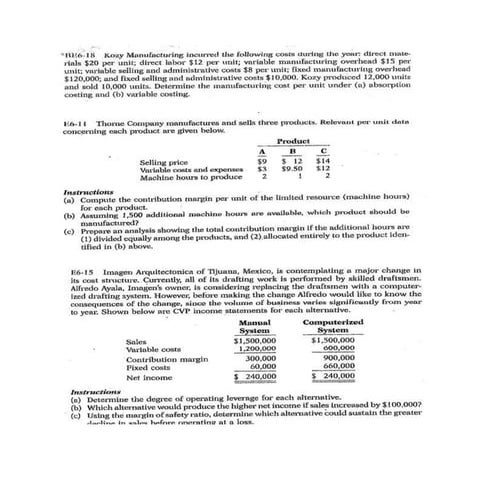 Cost and Management Accounting _ Q 6