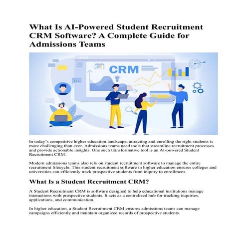 Student Recruitment CRM software for higher education.pdf