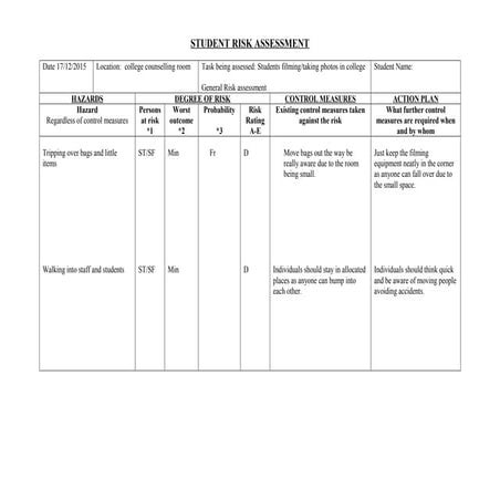 Student risk assessment_form-3 | DOC