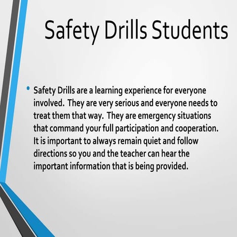 Students   safety preparedness power point+