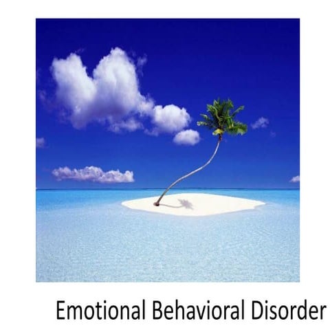 Students With Emotional Behavior Disorders