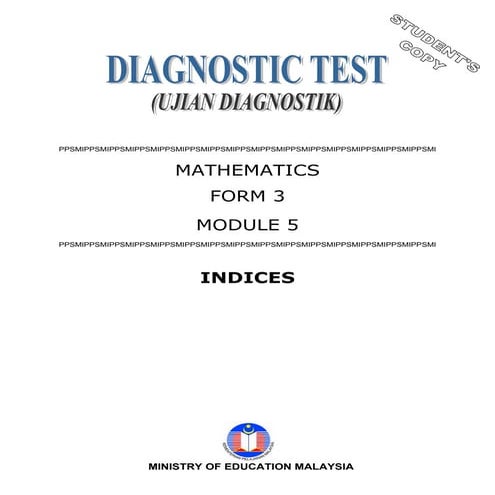 Module 5 Indices PMR