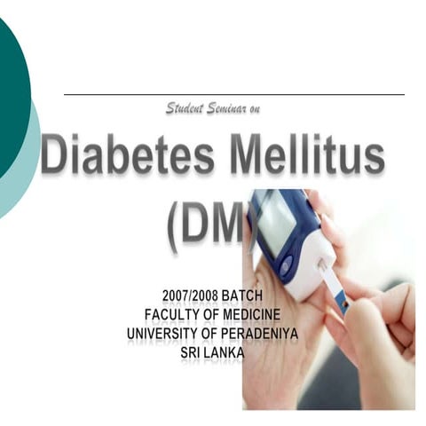 All what you have to know about Diabetes Mellitus