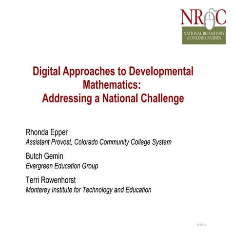 2011Students Instructors and Administrators Speak Out