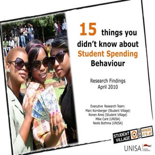 Student Marketing: Student spending...