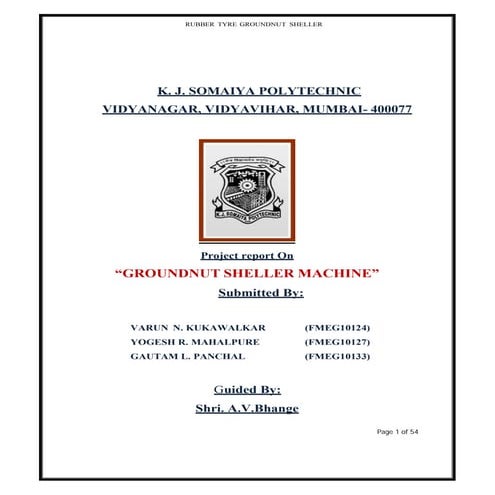 Studentsproject groundnutshellarmachine-140507061025-phpapp02