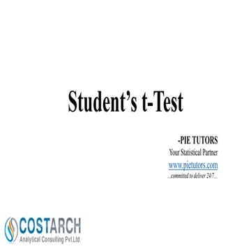 Student's T-Test