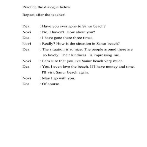 Student's tasks speaking