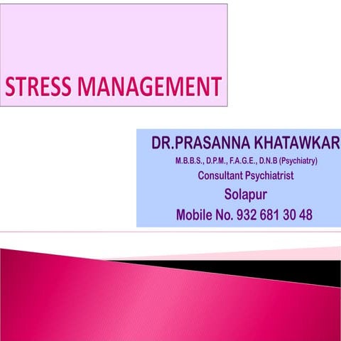 STUDENT STRESS MANAGMENT