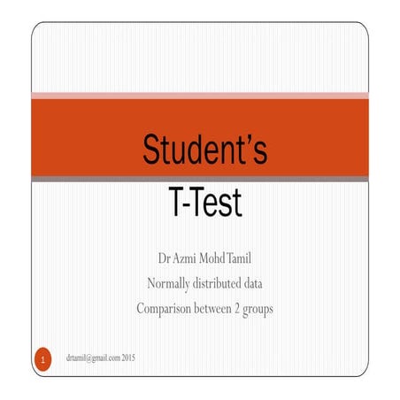 Student's t-test