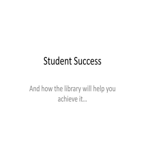 Student success