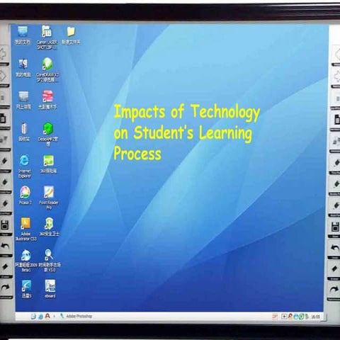 Students use technology to learn maths