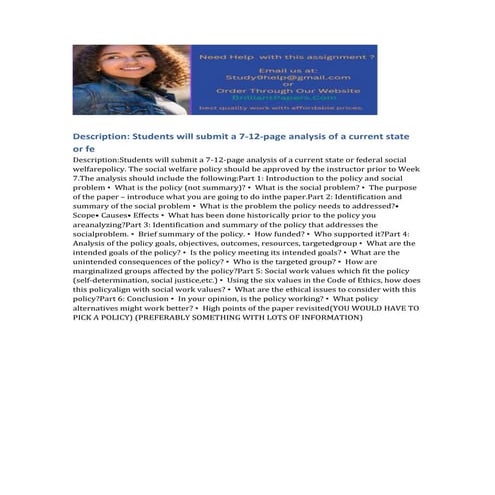 Students will submit a analysis of a current state or.docx