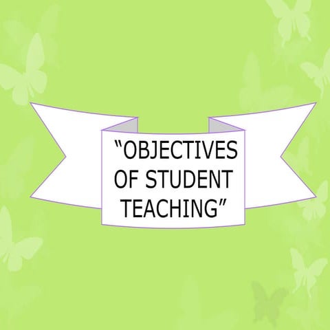 Student teacher ppt.