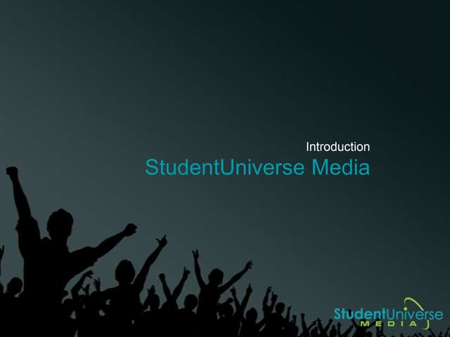 StudentUniverse Media Introduction