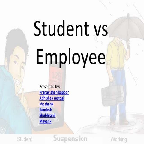 Student vs employee