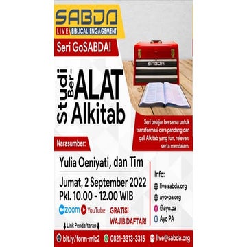 GoSABDA! Studi Ber-ALAT Alkitab!