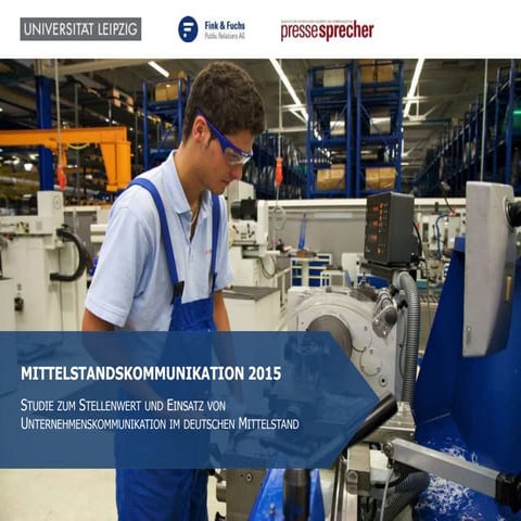 Studie Mittelstandskommunikation 2015 – Ergebnisbericht
