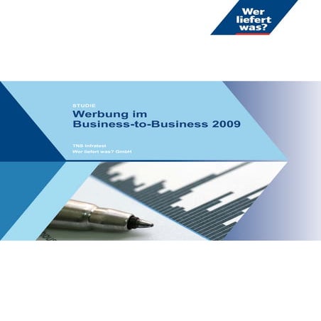 Studie Werbung Im Business To Business 2009