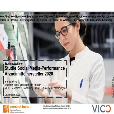 Studie „Social Media Performance Arzneimittel 2020“