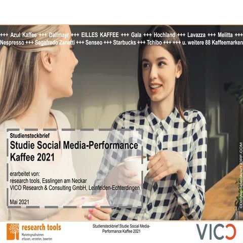 Studiensteckbrief Studie Social Media Performance Kaffee 2021